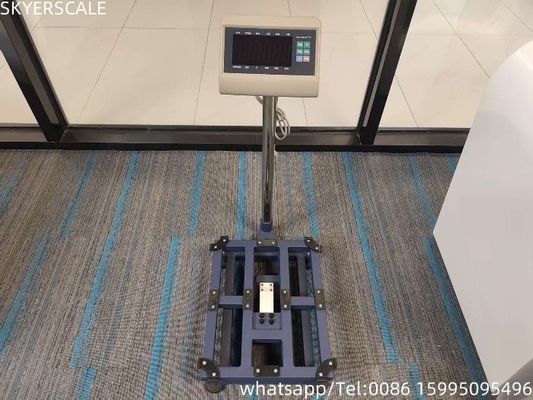 डिजिटल कार्बन स्टील 45x60cm 300kg प्लेटफॉर्म स्केल T7+E वेजिंग इंडिकेटर के साथ बेंच स्केल
