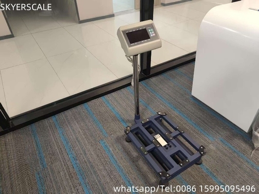 डिजिटल कार्बन स्टील 45x60cm 300kg प्लेटफॉर्म स्केल T7+E वेजिंग इंडिकेटर के साथ बेंच स्केल