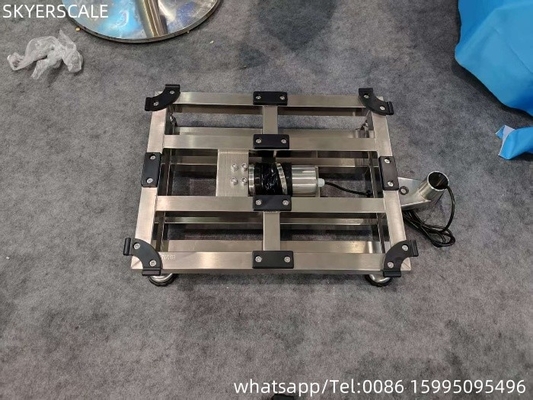फैक्टरी 304 पूर्ण स्टेनलेस स्टील 400x500 मिमी 300 किलोग्राम वाटरप्रूफ IP67 प्लेटफॉर्म स्केल