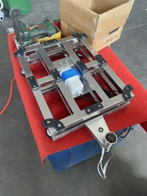 500*600mm 500kg 304 स्टेनलेस स्टील औद्योगिक बेंच स्केल इलेक्ट्रॉनिक वेजिंग स्केल