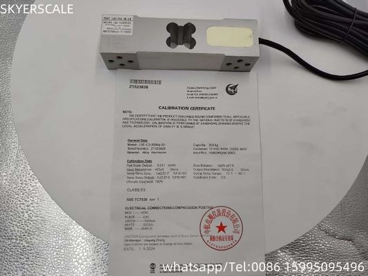 300 किलो ZEMIC L6E C3 वर्ग लोड सेल वेजिंग सेंसर स्केल ट्रांसड्यूसर के लिए