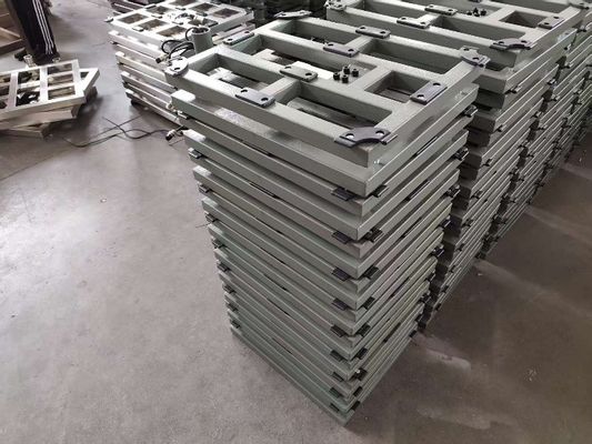 300 x 400 मिमी इलेक्ट्रॉनिक बेंच प्लेटफॉर्म स्केल कार्बन स्टील ओवरलोड सुरक्षा 100kg क्षमता