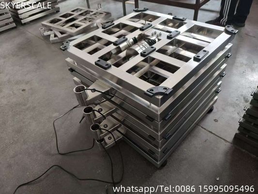 उच्च परिशुद्धता अच्छी गुणवत्ता 60 X80 सेमी स्टेनलेस स्टील जलरोधक 500 किलो बेंच स्केल