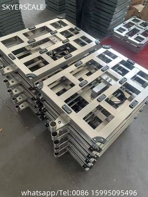 उच्च गुणवत्ता 600x700 मिमी 600 किलोग्राम इलेक्ट्रॉनिक बेंच स्टेनलेस स्टील जलरोधक डिजिटल प्लेटफॉर्म स्केल
