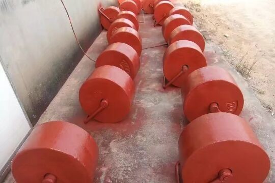 प्लेटफ़ॉर्म फ़्लोर स्केल के लिए कास्ट आयरन वजनी 20 किग्रा 25 किग्रा 50 किग्रा 200 किग्रा 500 किग्रा 1000 किग्रा