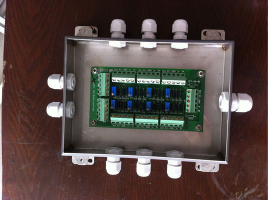 IP67 6 वायर 8 वायर 10 वायर स्टेनलेस स्टील जंक्शन बॉक्स