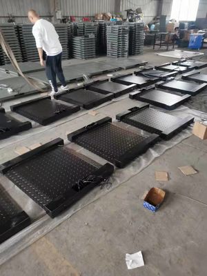 सिंगल डेस्क 1.2x1.2m-3t पिटलेस डिजिटल वेटिंग स्केल इलेक्ट्रॉनिक प्लेटफॉर्म फ्लोर स्केल