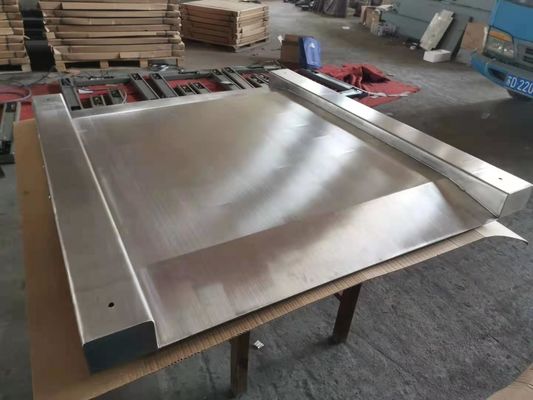 पिटलेस 1.0X1.0M 1 टी इंडस्ट्रियल फ्लोर स्टैंडिंग वेटिंग स्केल