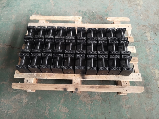 क्रेन ब्लॉक वजन के लिए ओआईएमएल मानक स्टैकेबल 20 किलो कास्ट आयरन वजन: